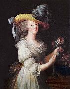 Elisabeth Louise Viegg-Le Brun Portrait of Marie Antoinette, oil on canvas